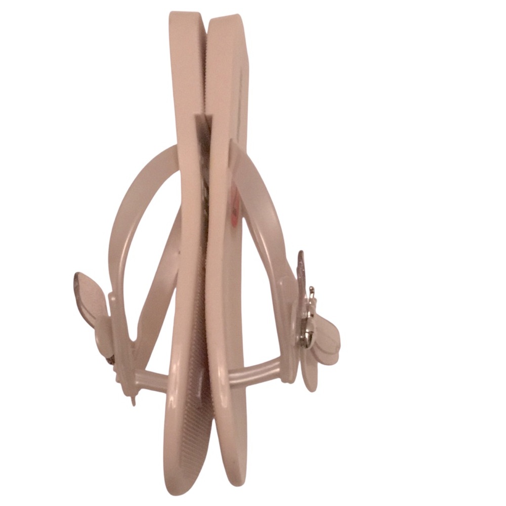Mini Melissa Flip Flop Sandal Size 2 Harmonic Bugs Ivory Jellies - Picture 5 of 11